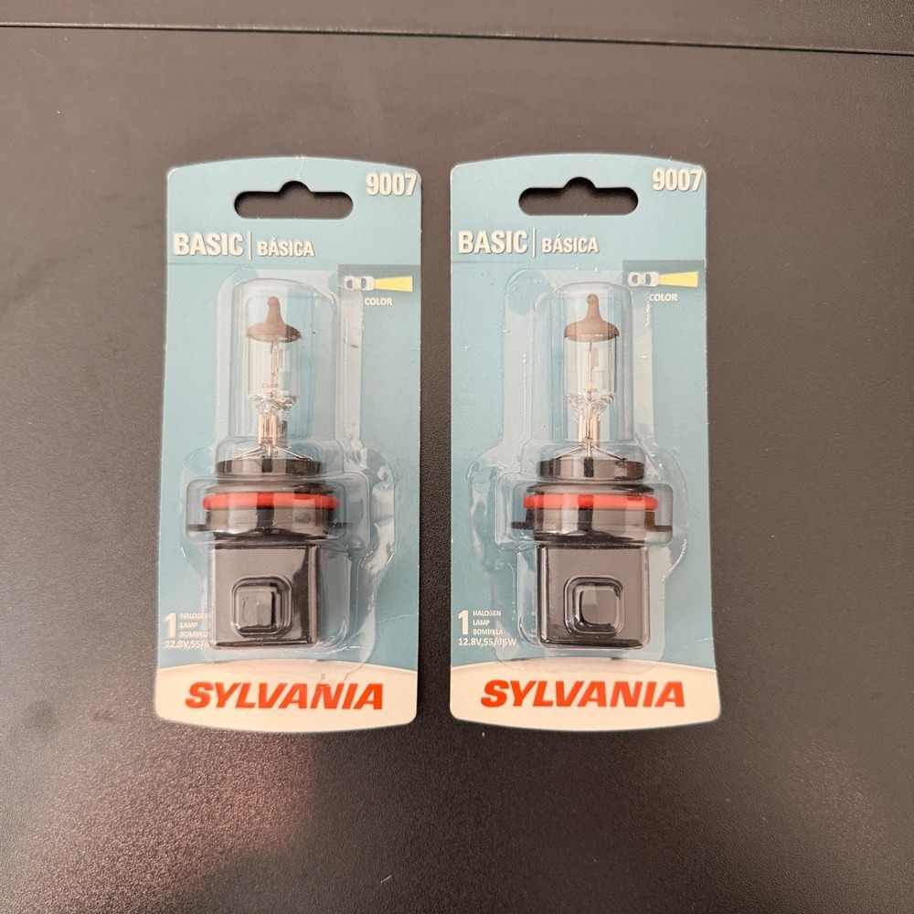 Sylvania 9007 Basic Halogen Headlight Bulb 2 Pack 12.8V 55/65W 9007.BP OEM New